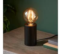 Harbour Studio Reno Cylinder Black Table Lamp Base