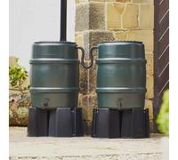 Harcostar 114 Litre Green Water Butt Double Kit