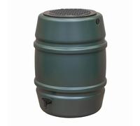 Harcostar 168 Litre Green Water Butt with Lid and Tap (No Stand or Diverter Included)