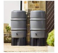 Harcostar 227 Litre Grey Water Butt Double Kit