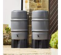 Harcostar 227 Litre Grey Water Butt Double Kit