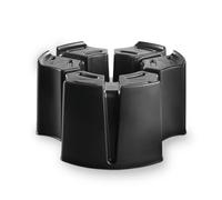 Harcostar 3-Part Lock-Together Water Butt Stand, Grey, Fits 114/168/227 Litre