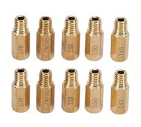hard 10Pcs/Set Carburetor Main Jet Kit 130 132 135 138 140 142 145 148 150 152 Replacement for Keihin PWK PE OKO KOSO Super perfect quality