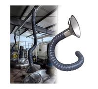 Hard Articulated Exhaust Arm - Support-Free Flexible Positioning for Workshop Dust Collection & Fume Hood Suction