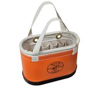 Hard Body Oval Bucket Orange/White Klein Tools 5144BHHB