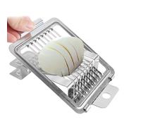 Hard Boiled Egg Slicer - Food-Grade Metal Cutter, Multifunctional Chopper Dicer, Fruit Banana Strawberry Slicing Tool, Soft and Hard Egg Divider | Kitchen Prep Setup, Breakfast Arrangement, Daily Cook