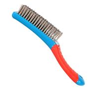 Hard Bristle Brush - Small Metal Wire Tool, Rust Remover Cleaning Brush, Paint Stripper Stiff Bristle Wood Brick | Small Wire for Stainless Steel Rust Removal Prep Heavy Duty