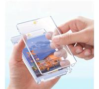 Hard Card Sleeves - Magnetic Card Holder, Oxidation Free Display Solution Hard Cases for Trading Cards | Acrylic Trading Cards Protector for Preservation Collection Showcase Display Keychain Carrying