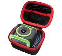 Hard Carrying Case Compatible with LeapFrog LeapMove Active Learning Video Game System, Protective EVA Storage Travel Case with Organized Compartments for Console & Accessories, Red (Case Only)