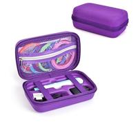 Hard Carrying Case Compatible with SCRIB3D P1 3D Printing Pen with Display, Storage Carrier Case for PLA Filament and other accessories (Purple)