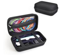 Hard Carrying Case Compatible with SCRIB3D P1 3D Printing Pen with Display, Storage Carrier Case for PLA Filament and other accessories (Black)