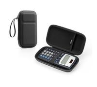Hard Carrying Case Compatible with Texas Instruments TI-84 Plus CE/TI-30XIIS/TI-34, fx-115ES/300ES/991ES Plus/CATIGA/IPEROT Scientific/Graphing Calculators, Portable Travel Organizer Bag (Black)