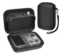 Hard Carrying Case for Anbernic RG35XX RG353V RG353VS Handheld Game Console Portable Hard EVA Case Travel Storage Bag Game Accessories (Black)