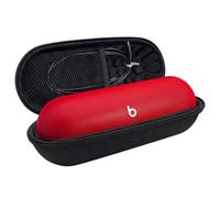 Hard Carrying Case for Beats Pill 2024 Bluetooth Speaker,Shockproof Protective Travel Case with Mesh Pocket for New Beats Pill and Accessories,Black