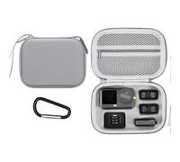 Hard Carrying Case for DJI Osmo Action 6 Standard Combo, Waterproof PU Storage Bag Travel Handbag Portable Organizer Protective Case for Osmo Action6 Camera Accessories (Gray)