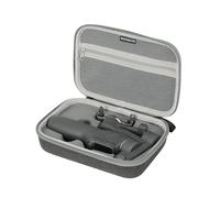 Hard Carrying Case for DJI Osmo Mobile 8P Gimbal Stabilizer, Shockproof Portable Protective Storage Bag with Mesh Pocket and Carabiner, PU+EVA Travel Organizer for Gimbal and Accessories