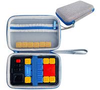 Hard Carrying Case for GiiKER Super Slide Brain Games, Protective Storage Holder for GiiKER Brain Teaser Puzzles Interactive Handheld Game Console Accessories (Blue Case Only)