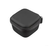 Hard Carrying Case for Insta360 Link 2C Pro Camera - Shockproof PU Shell Box with Soft Lining - Black Travel Storage Bag 11.5cm