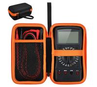 Hard Carrying Case for Klein Tools MM400 / MM325 / MM300 Digital Multimeter, Black EVA Waterproof Voltmeter Storage Bag Multi Tester Protective Travel Box with Mesh Pocket