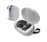 Hard Carrying Case for Meta Quest 3 - Compact design, Multiple Compartments for Elite Version VR Headset, Controllers and Accessories, Travel with Pro