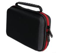 Hard Carrying Case for Nintendo Switch for oled & Console - Protective Travel Bag with 20 Game Slots, for joy-con Storage(Red)