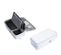 Hard Carrying Case Organizer Bag Shockproof Travel Case Anti-Scratch for Switch 2 Console for Joy-Con Controllers (White)