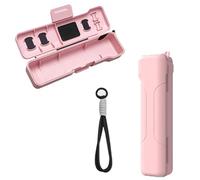 Hard Carrying Storage Case for DJI Osmo Pocket 4/3, with Magnetic Filter Holder for 3 Filters Dual SD Card Slots Shockproof Anti Scratch ABS Hard Shell (Pink)