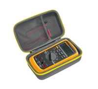 Hard Case Compatible with Fluke 17B+/15B+/87v/88v /AstroAI Digital Multimeter and Analyzer TRMS 6000 Counts Volt Meter (case only) (Yellow Zipper)