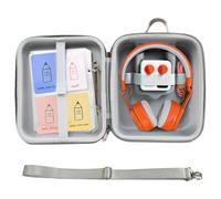 Hard Case Compatible with Yoto Mini Audio Music Player and Yoto Headphone, Travel Storage Case Holder for 80 Yoto Cards (Grey)