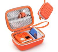 Hard Case Compatible with Yoto Mini Kids Audio Music Player, Travel Storage Case for Children Speaker Plays Audiobook Cards Radio,Orange