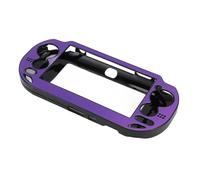 Hard Case Cover for PS Vita 1000, Protective Cover Skin Shell for PS Vita PSV 1000, Aluminum Alloy Protective Case, Precise Holes, Compatible with PSVita PCH-1000 (Purple)