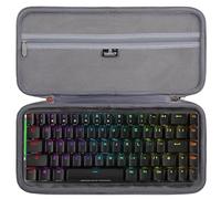 Hard Case for ASUS ROG Falchion 65% Keyboard, Gray, Case Only | Shockproof EVA shell, fits ASUS Falchion & Aula F65 Pro, soft lining, mesh pocket for cable, gray, travel case