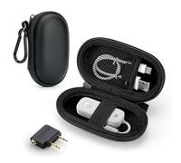 Hard Case for Avantree Relay/1Mii/UGREEN/AirFly SE/Pro 2/Pro/Duo Bluetooth Wireless Transmitter Receiver, with 3.5mm Jack AUX Adapter, Airplane Travel/TV/Gym Carrying Case Bag for USB Cable, Adapter