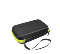 Hard Case for Body Trimmer, Portable Shock-Resistant EVA Travel Case with 1680D Material, Waterproof and Lightweight Pouch for Men's Electric Shaver, Compatible with RB301, Green and Black