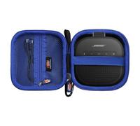 Hard Case for Bose New SoundLink Micro 2nd Gen Bluetooth Speaker, Portable Travel Protective Cover with Carabiner & Mesh Pocket, Shockproof Storage Bag (Case Only)
