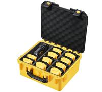 Hard Case for Dewalt 20V Battery: Large Storage with Adjustable Dividers