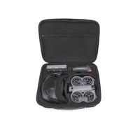 Hard Case for DJI Neo 2 Goggles N3, Waterproof Storage Shoulder Bag Protective Travel Carrying Case for DJI Neo 2 Drone, RC Motion 3, Battery Charging Hub and Accessories (Black Nylon)