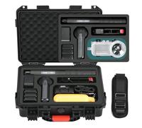 Hard Case for Go Pro Hero 13/12/11/10/9, for DJI Action 5 Pro/4/3/2, for Insta360 X5/X4/X3/X2 - Waterproof Carrying Travel Cases with Pre-Cut Custom Foam Insert for Camera & Accessories (Only Case)