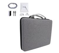 Hard Case for Mini Dish Kit, Protective Nylon EVA Design with Ergonomic Handle, Anti-Scratch, Custom Fit for Power Cable, Mount Pipe Adapter & Accessories, Travel-Ready
