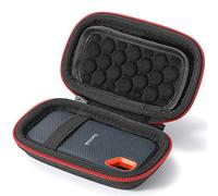 Hard Case for SanDisk 250GB / 500GB / 1TB / 2TB Extreme Portable SSD SDSSDE60, Carrying Storage Bag - Black(Black)