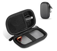 Hard Case for Sandisk Extreme Portable SSD External SSD 128GB 500GB 1TB 2TB Protective Storage Travel Case (Black)