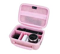 Hard Case for Sony Alpha a6700/a6400/a6100/ZV-E10/ZVE10 II Camera Pink | Case for Sony Alpha a6000/a5000/a5100/AE-1, Fujifilm X100VI/X100V Camera, Tripod(GP-VPT2BT/ GP-VPT3), Mic, w/ Shoulder Strap