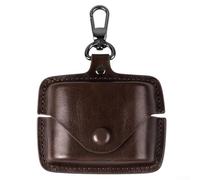 Hard Case for Sony WF-C700N WF-C710NSA WF-C510 WF-C500 Earbuds - Shockproof EVA Protective Cover with Mesh Pocket - Portable Storage Bag for Wireless Headphones(Dark Brown)