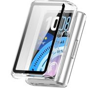 Hard Case with Screen Protector for Huawei Band 11 Pro, 360° All-Round PC Case Hard PC Bumper Protective Case Housing Smartwatch Cover (Transparent)
