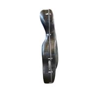 Hard Cello Case ABS Lightweight Light Carbon Fiber Cello Box | 3kg without Rollers or Handles, Paired with Colored Rubber Strip Hard Case(4 4 Grey)