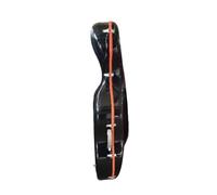 Hard Cello Case ABS Lightweight Light Carbon Fiber Cello Box | 3kg without Rollers or Handles, Paired with Colored Rubber Strip Hard Case(4 4 Black)