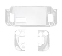 Hard Clear Shell Protective Case for Steam Deck Console, Full Shockproof Non-Slip Anti-Collision Game Console Hard PC Cover, Anti-scratch