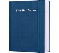 Hard Cover 5 Year Journal | The Easiest to Use Five Year Journal | Quick and Easy Five Year Daily Journal System | 8.5'' x11'', Blue