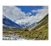 Hard Difficult Challenging Puzzle for Teens 500pc Jigsaw Puzzles-Aoraki,national,park,mount,cook 52x38cm