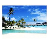 Hard Difficult Challenging Puzzle for Teens 500pc Jigsaw Puzzles-Bora,bora,island,palm,trees 52x38cm